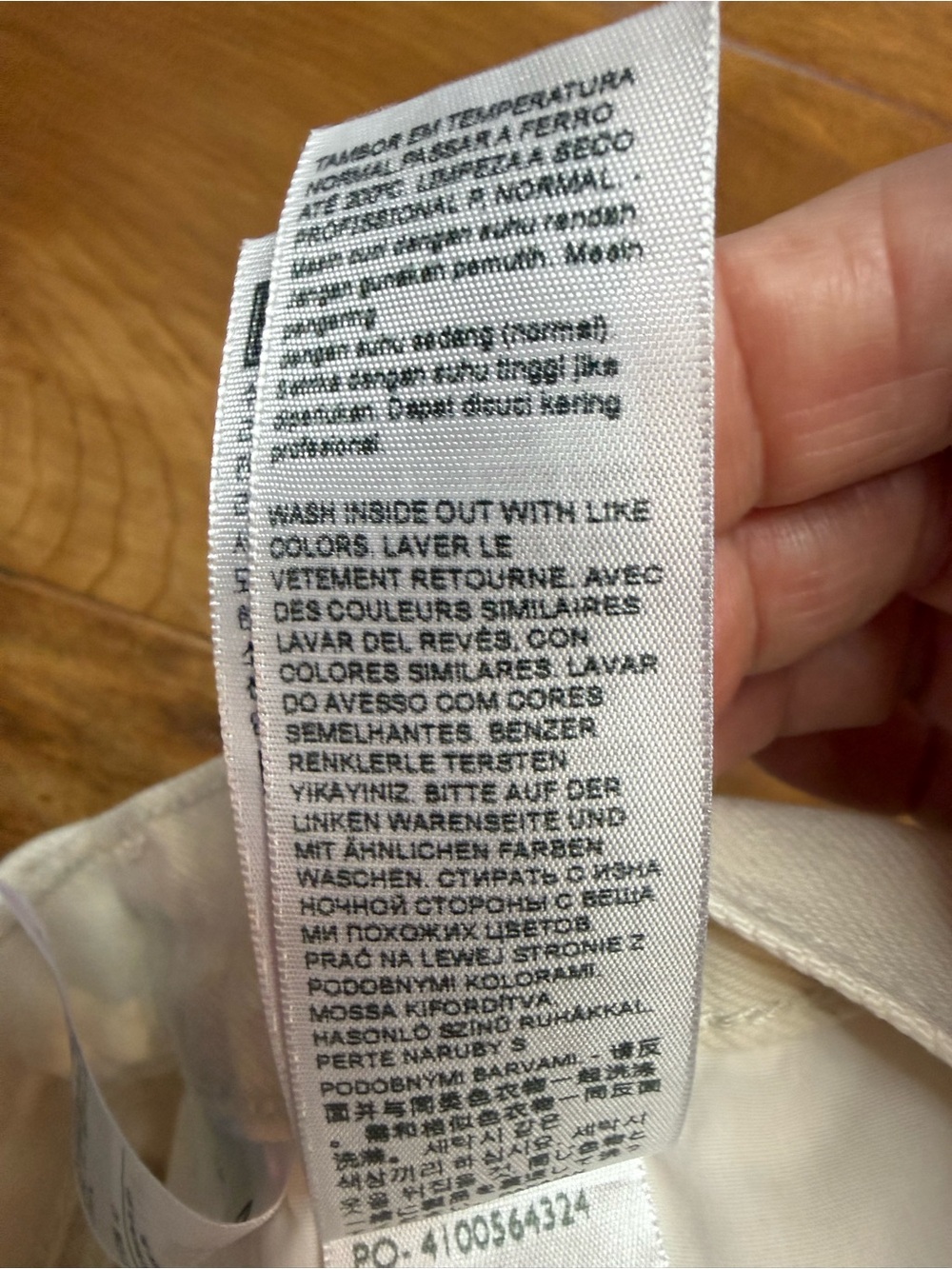 Levi’s Premium Baggy Dad Jeans 28 Off White Cream High Rise Wide Leg - Picture 10 of 12